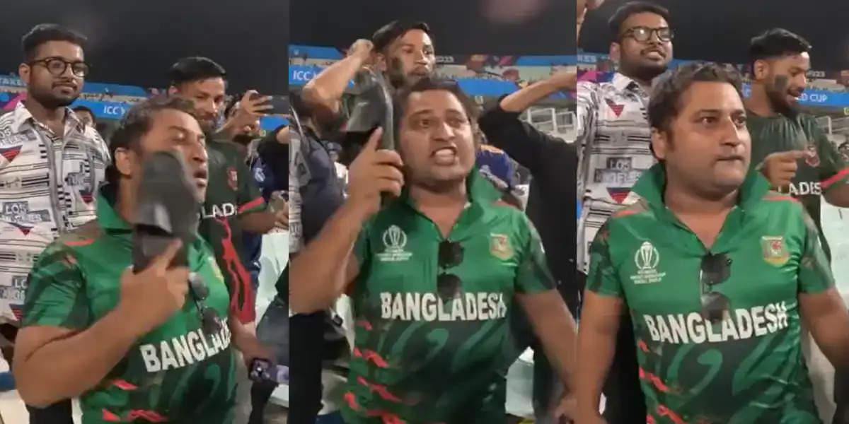 कोलकाता के प्रतिष्ठित ईडन गार्डन्स में आयोजित विश्व कप में बांग्लादेश और नीदरलैंड के बीच मैच में एक चौंकाने वाले घटनाक्रम में निराश बांग्लादेशी प्रशंसकों के बीच भावनाएं चरम पर पहुंच गईं। मैच, जो नीदरलैंड के खिलाफ बांग्लादेश की हार के साथ समाप्त हुआ, जिससे हताश एक प्रशंसक ने अत्यधिक तरीके से अपनी निराशा व्यक्त की, जिसने दुनिया भर के सोशल मीडिया उपयोगकर्ताओं का ध्यान खींचा।