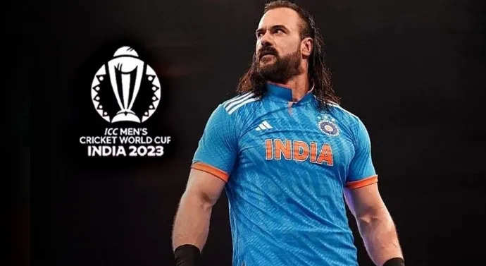 Sports News- WWE सुपरस्टार ड्रू मैकइंटायर हुए इंडियन टीम के फैन, लाइव इवेंट भारतीय जर्सी पहन दिखाया अपना प्यारवनडे विश्व कप 2023, 5 अक्टूबर को शुरू होने वाला है, जिसमें भारतीय क्रिकेट टीम 8 अक्टूबर को अपने उद्घाटन मैच में ऑस्ट्रेलिया से भिड़ेगी। उत्साह स्पष्ट है, लाखों भारतीय क्रिकेट प्रशंसक इस रोमांचक टूर्नामेंट का बेसब्री से इंतजार कर रहे हैं।