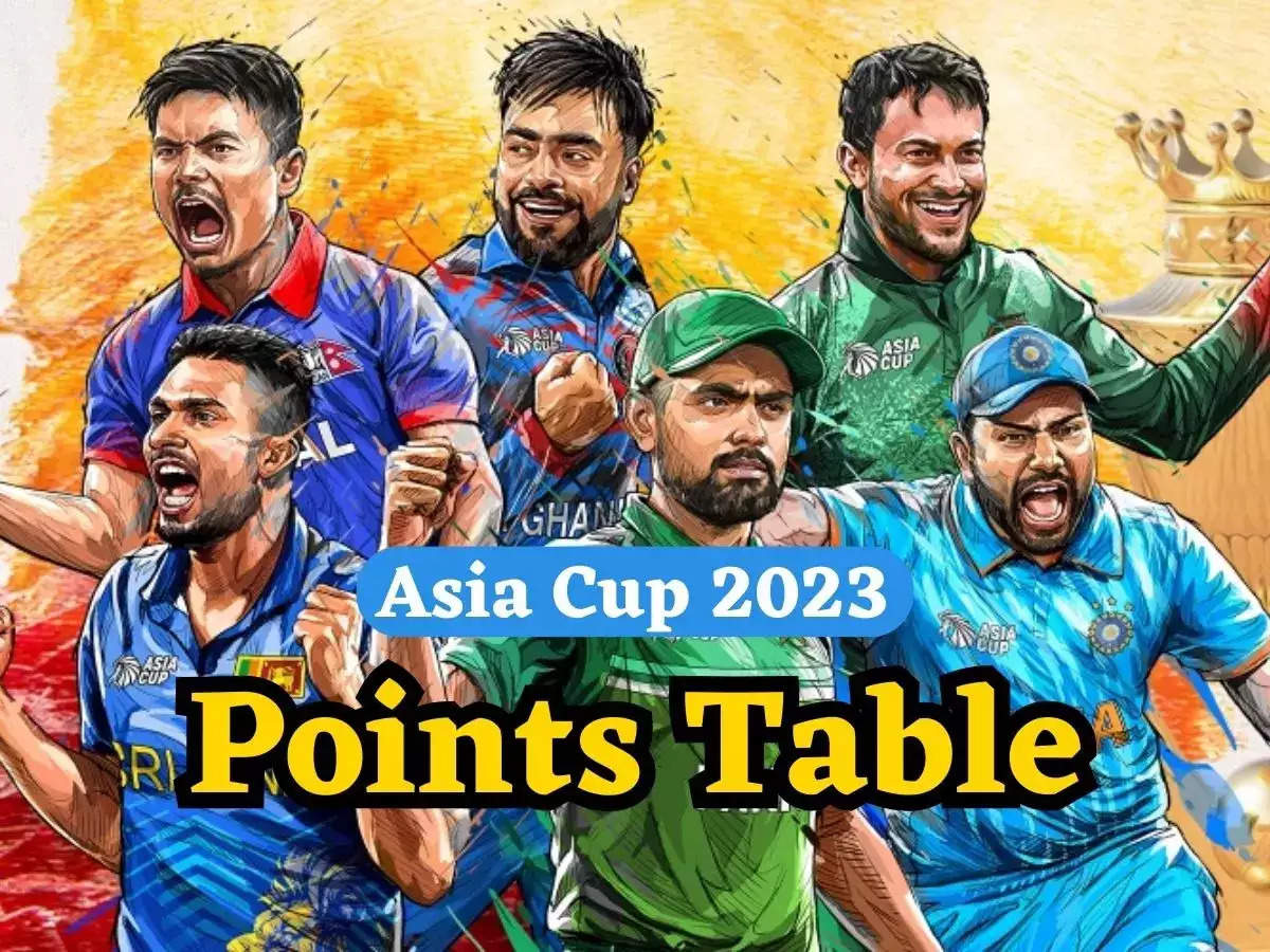 Asia Cup 2023-  आइए एक नजर डालते हैं पाइंट्स टेबल, ग्रुप बी से  ये टीमें कर सकती हैं सुपर-4 के लिए क्वालिफाई
